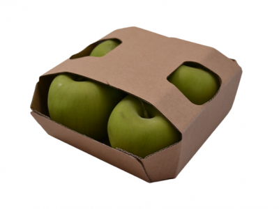 Kartonnen verpakking appels 4 stuks