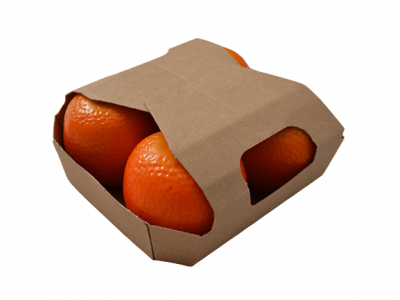Kartonnen verpakking sinaasappels