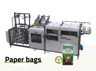 Manter Paper bagger papieren zakken verpakkingsmachine visual